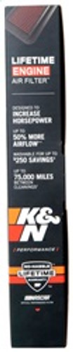 K&N 33-2287 - 04-08 Ford F150 / 05-06 Expedition / 05-07 F250 SD / 05-06 Lincoln Navigator Drop In Air Filter