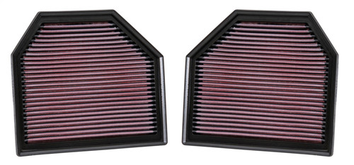 K&N 33-2488 - Replacement Air Filter for 11-14 BMW M5/M6 4.4L V8 / 2015 M4/M3 3.0L I6  (2 per box)