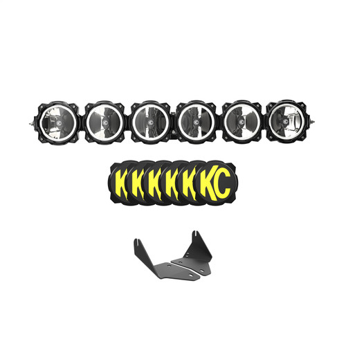KC HiLiTES 91342 - 2020+ Polaris RZR Turbo R/Pro XP 39in. Pro6 Gravity LED 6-Light 120w Combo Beam