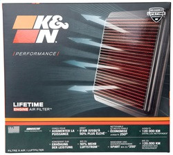 K&N 33-3059 - 15-17 Nissan NP300 L4-2.3L DSL Drop In Air Filter