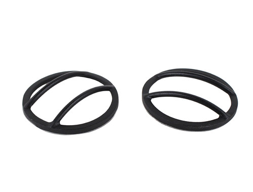 Kentrol 80014 - Jeep JK Fog Light Cover Pair 07-18 Wrangler JK Textured Black