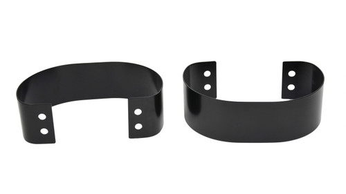 Kentrol 50438 - Jeep CJ/YJ Bumperettes Pair 76-95 CJ and Wrangler YJ Powdercoat Black