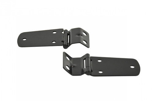 Kentrol 50476 - Jeep TJ Hood Hinge Pair 97-06 Wrangler TJ Powdercoat Black