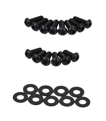 Kentrol 50476 - Jeep TJ Hood Hinge Pair 97-06 Wrangler TJ Powdercoat Black