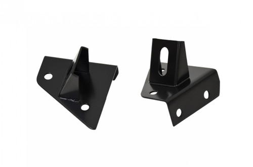 Kentrol 50531 - Jeep CJ/YJ Light Bracket Pair 76-95 CJ and Wrangler YJ Powdercoat Black