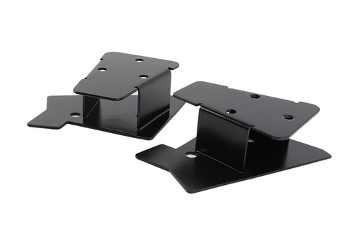 Kentrol 50542 - Jeep TJ Mirror Relocation Bracket Pair 03-06 Wrangler TJ Powdercoat Black