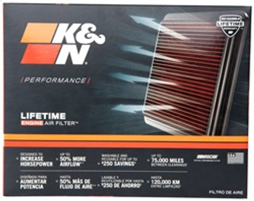 K&N 33-5027 - Replacement Panel Air Filter for 2015 Honda Fit 1.5L L4