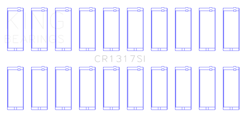 King Engine Bearings CR1317SI 010 - CONNECTING ROD BEARING SET For CHRYSLER 273CI 318CI 340CI 360CI