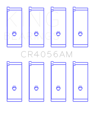 King Engine Bearings CR4056AM0.25 - Suzuki G15A/G16A/B (Size +0.25mm) Connecting Rod Bearing Set