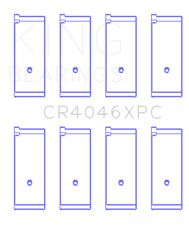 King Engine Bearings CR4046XPC STDX - CONNECTING ROD BEARING SET For HONDA B20B4, B20Z2, D16 SERIES, ZC, 16V