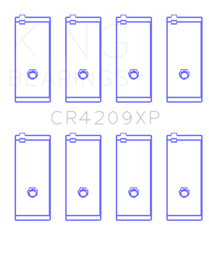 King Engine Bearings CR4209XP STDX - CONNECTING ROD BEARING SET For TOYOTA 3SGTE, 16V 2.0L