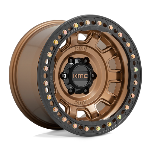 KMC KM23679050615N - Km236 Tank Beadlock 17X9 Matte Bronze
