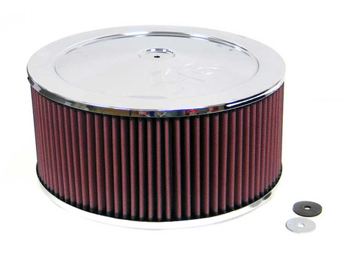 K&N 60-1250 - Universal Custom Air Filter - Round 7.3125in Flange / 11in OD / 7in Height