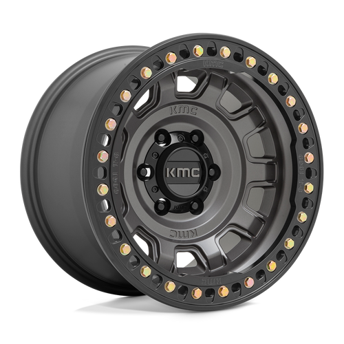 KMC KM23679050438N - Km236 Tank Beadlock 17X9 Anthracite