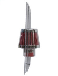 K&N 62-1600RD - 2in Base OD x .375in Flange ID x 1.75in H Rubber Base Crankcase Vent Filter