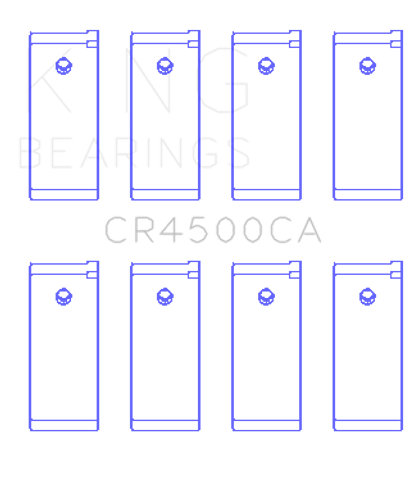 King Engine Bearings CR4500CA0.5 - Nissan Yd22/Yd25 (Size +0.50mm) Connecting Rod Bearing Set