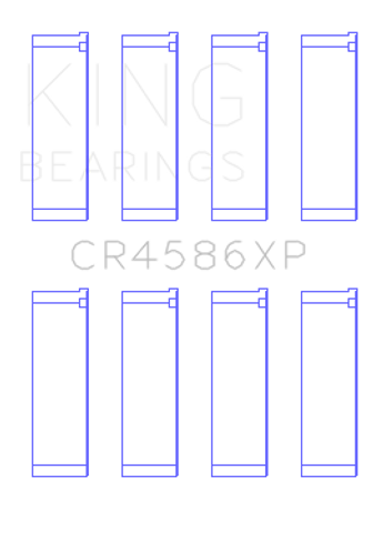 King Engine Bearings CR4586XP.026 - CONNECTING ROD BEARING SET For MITSUBISHI 4B11T