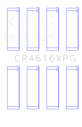King Engine Bearings CR4616XPG STDX - CONNECTING ROD BEARING SET For SUBARU FA20, TOYOTA 4U-GSE