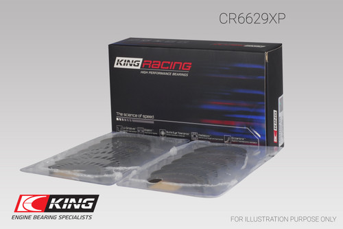 King Engine Bearings CR6629XPSTDX - King Mitsubishi 6G72 (Size STDX) Connecting Rod Bearing Set