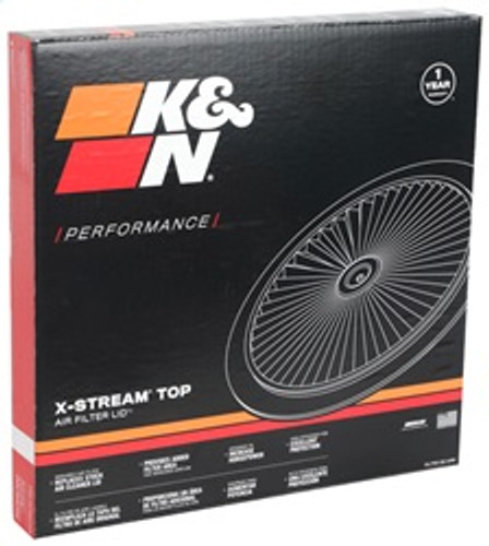 K&N 66-1401XP - X-Stream Top Filter X-Stream 14 inch OD Chrome