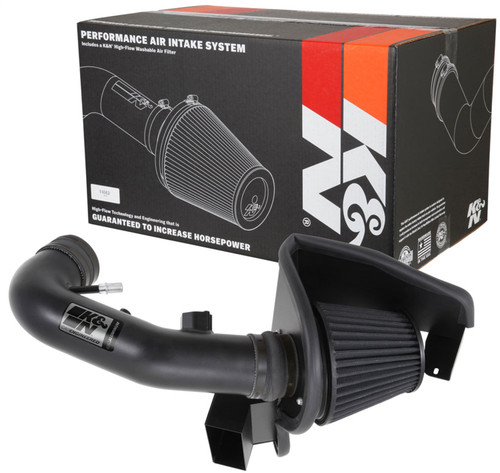 K&N 71-3527 - 11-14 Ford Mustang GT 5.0L V8 Black Performance Intake Kit