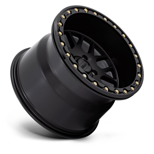 KMC KS23547048710 - Ks235 Grenade Beadlock 14X7 Satin Black