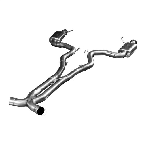 Kooks 11515101 - 3" SS Connection-Back X-Pipe Exhaust w/SS Tips. 2015-2017 Mustang GT 5.0L