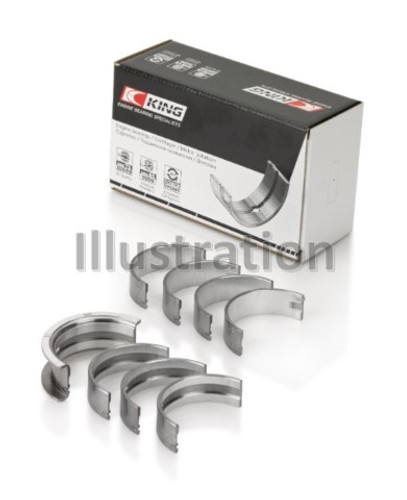King Engine Bearings MB4008AM0.5 - King Nissan VG20E/VG20DET V6 (Size 0.5) Main Bearing Set