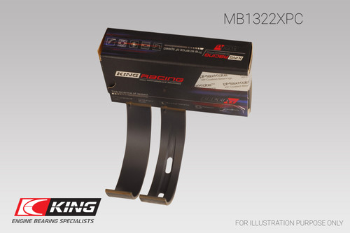 King Engine Bearings MB1322XPC0.5 - King Vw V8/V10 R8/RS6/Huracan (Size 0.05) Main Bearing Set
