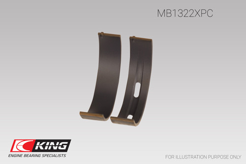 King Engine Bearings MB1322XPC0.5 - King Vw V8/V10 R8/RS6/Huracan (Size 0.05) Main Bearing Set