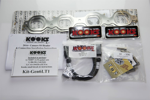 Kooks 2260H610 - 2" Stainless Headers & Comp. Only OEM Connection Pipes. 2016-2020 Camaro SS/ZL1