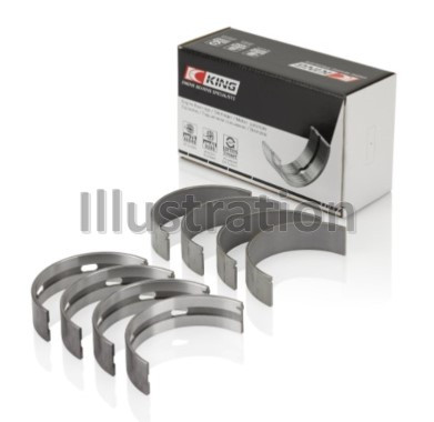 King Engine Bearings MB4532XA0.75 - Mercedes Benz Om 642.822/36/910/20/30/70 (Size +0.75mm) Main Bearing Set