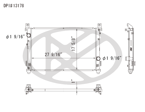 Koyo A13178 - rad  Radiator