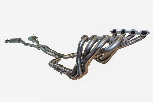 Kooks 2260F431 - 1-7/8" Headers & GREEN Exhaust Kit w/Black Dual Tips. 2016-2024 Camaro SS