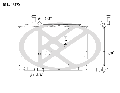 Koyo A13470 - rad  Radiator