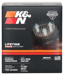 K&N E-1987 - 08 Audi A5 / S5 V6-3.2L / V8-4.2L Drop In Air Filter