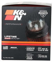 K&N E-1987 - 08 Audi A5 / S5 V6-3.2L / V8-4.2L Drop In Air Filter