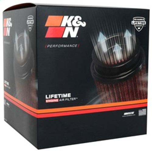 K&N E-2999 - Replacement Round Straight Universal Air Filter for 2010-2015 Audi A8 2.0L/2.5L/3.0L/4.0L/4.2L