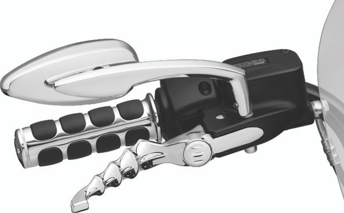 Kuryakyn 1707 - Teardrop Mirrors Chrome