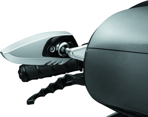 Kuryakyn 1815 - Fairing Mount Scythe Mirror Chrome