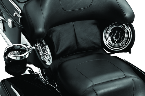 Kuryakyn 1692 - Passenger Drink Holder With Basket 14-Up Touring Right Side Chrome