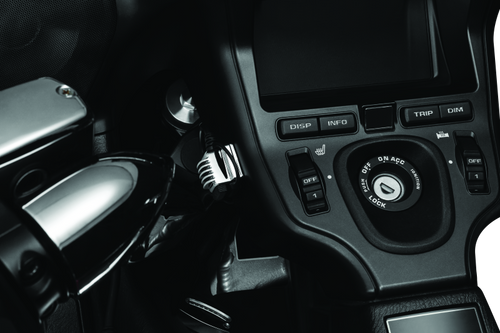 Kuryakyn 1688 - USB Power Port Universal Charger Chrome