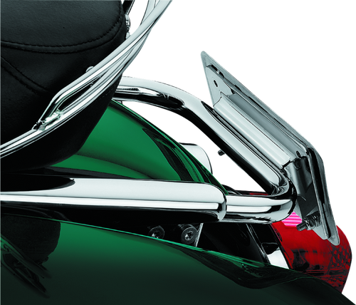 Kuryakyn 113 - Laydown License Plate Holder 97-08 Touring Chrome