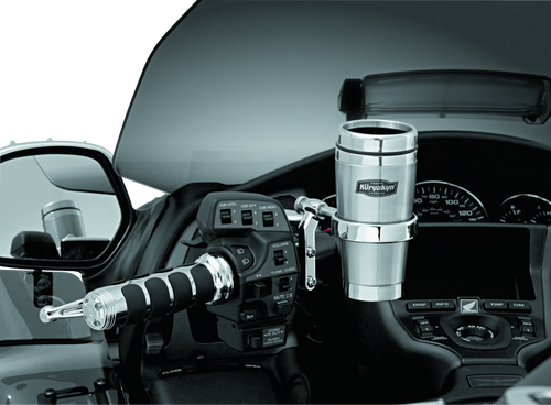 Kuryakyn 1463 - Drink Holder With Stainless Steel Mug For Perch Mount Chrome