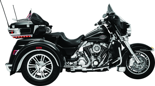 Kuryakyn 1482 - Passenger Drink Holder With Basket 98-13 Touring Right Side Chrome