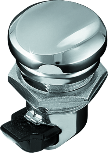 Kuryakyn 1467 - Push-Button Fuel Door Latch Chrome