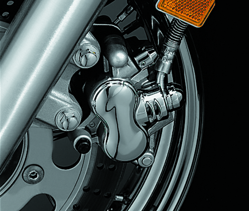 Kuryakyn 1294 - Front Caliper Cover Metric Chrome