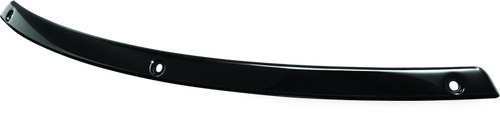 Kuryakyn 1318 - Smooth Windshield Trim 96-13 Touring Gloss Black