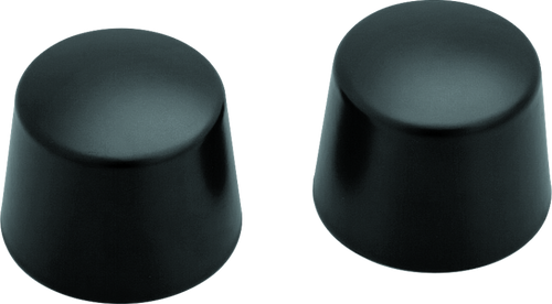 Kuryakyn 1229 - Front Axle Nut Caps Satin Black