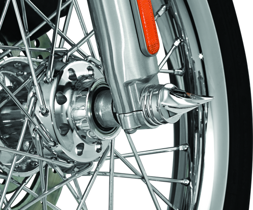 Kuryakyn 1219 - Twisted Axle Caps Chrome